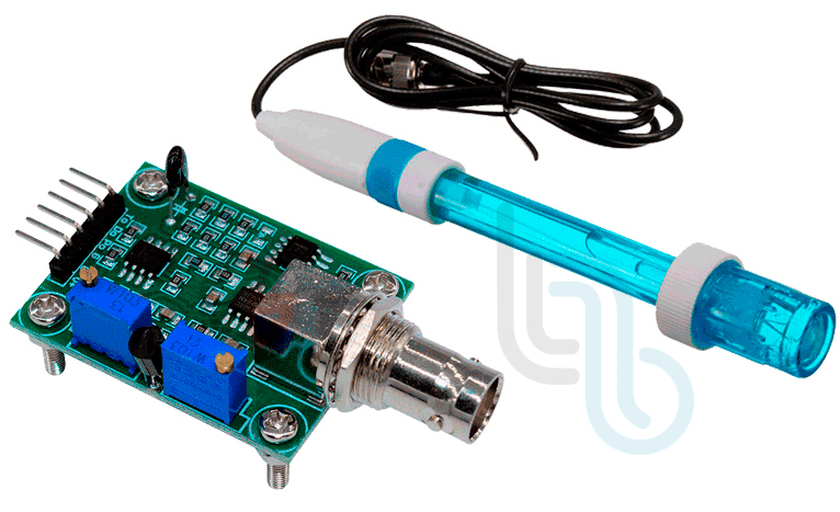 Sensor de pH PH-4502C con Sonda PH-7 BNC para Arduino