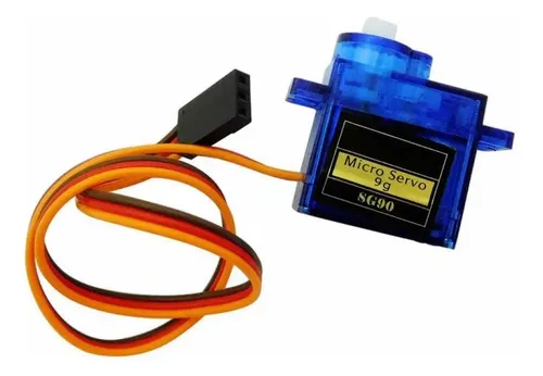 Servomotor SG90 9g 180° 5V Micro Servo 1.6Kg Engranajes Plástico
