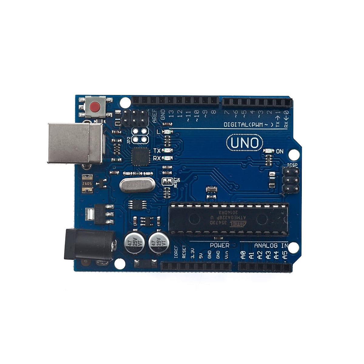Uno R3 Compatible con IDE Arduino + Cable USB "OverClick"