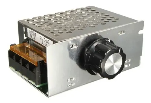 Dimmer Regulador de Potencia 4000W 220V en Caja Metálica