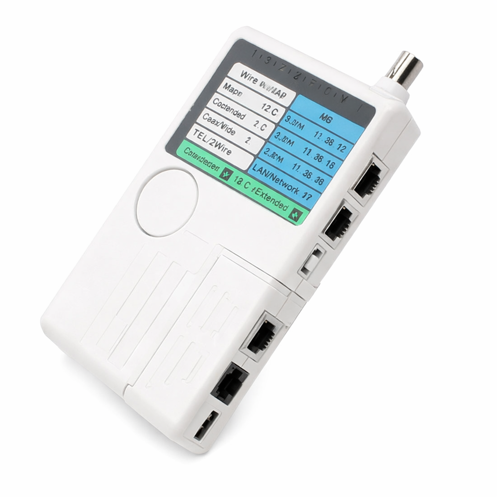 Tester de Red LTU1145 RJ45 USB Teléfono y Coaxial