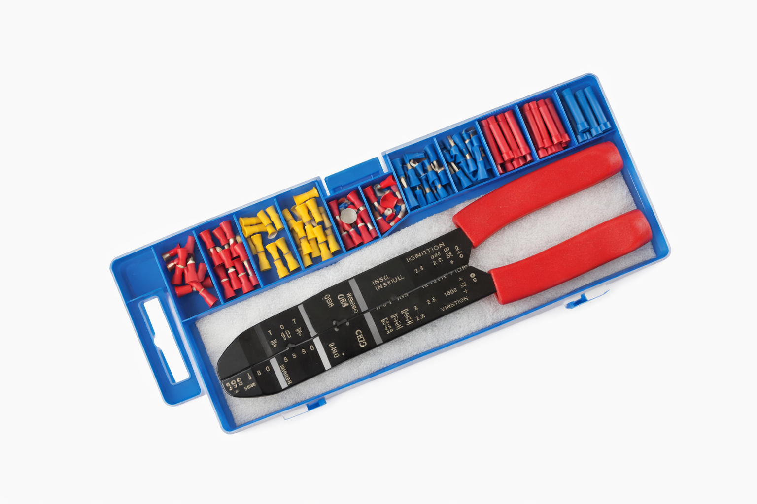 Kit Crimpadora SK-29 + 85 Terminales Aislados