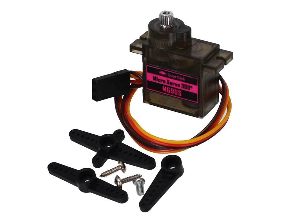 Servomotor MG90S 180°/360° 2.2Kg Engranajes Metal