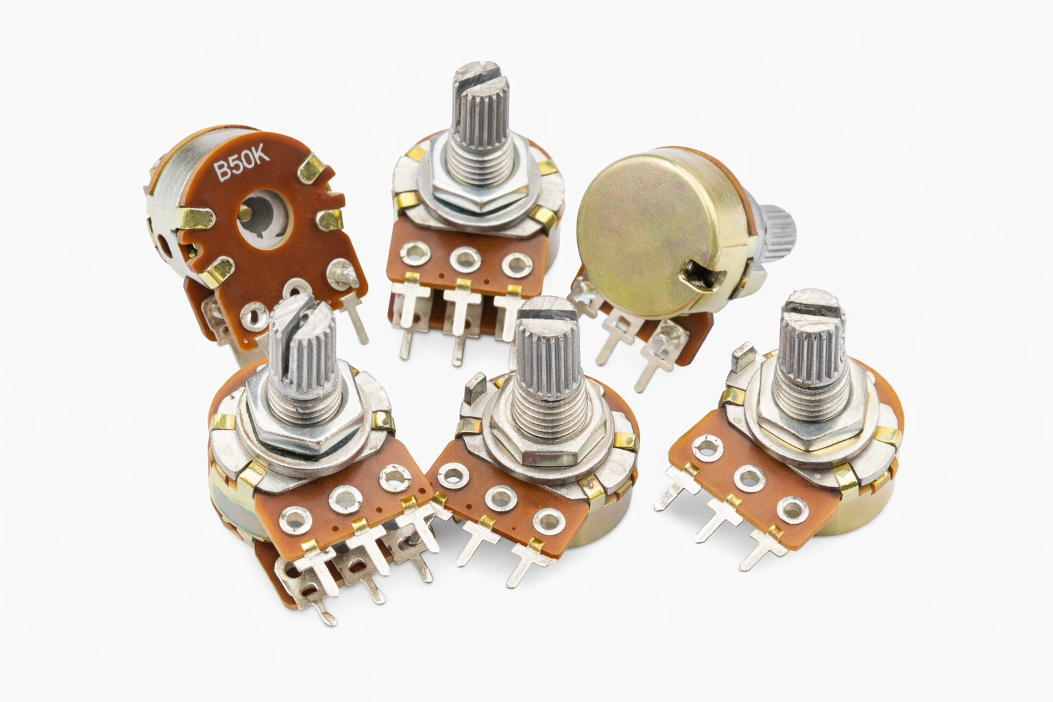 Potenciómetro Lineal WH-148 1K-5K con Perilla