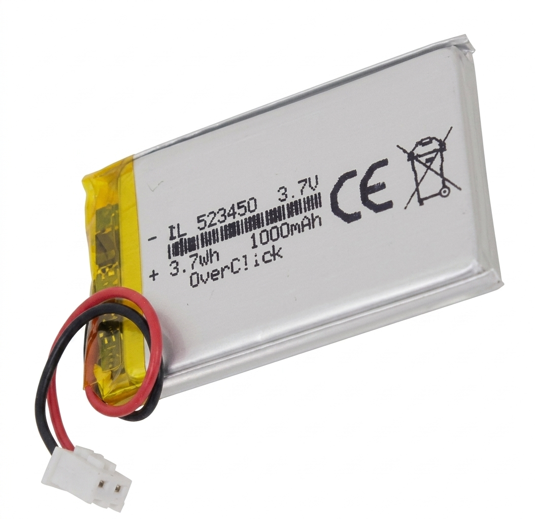 Batería Ion Litio 3.7V Recargable (Varios mAh)