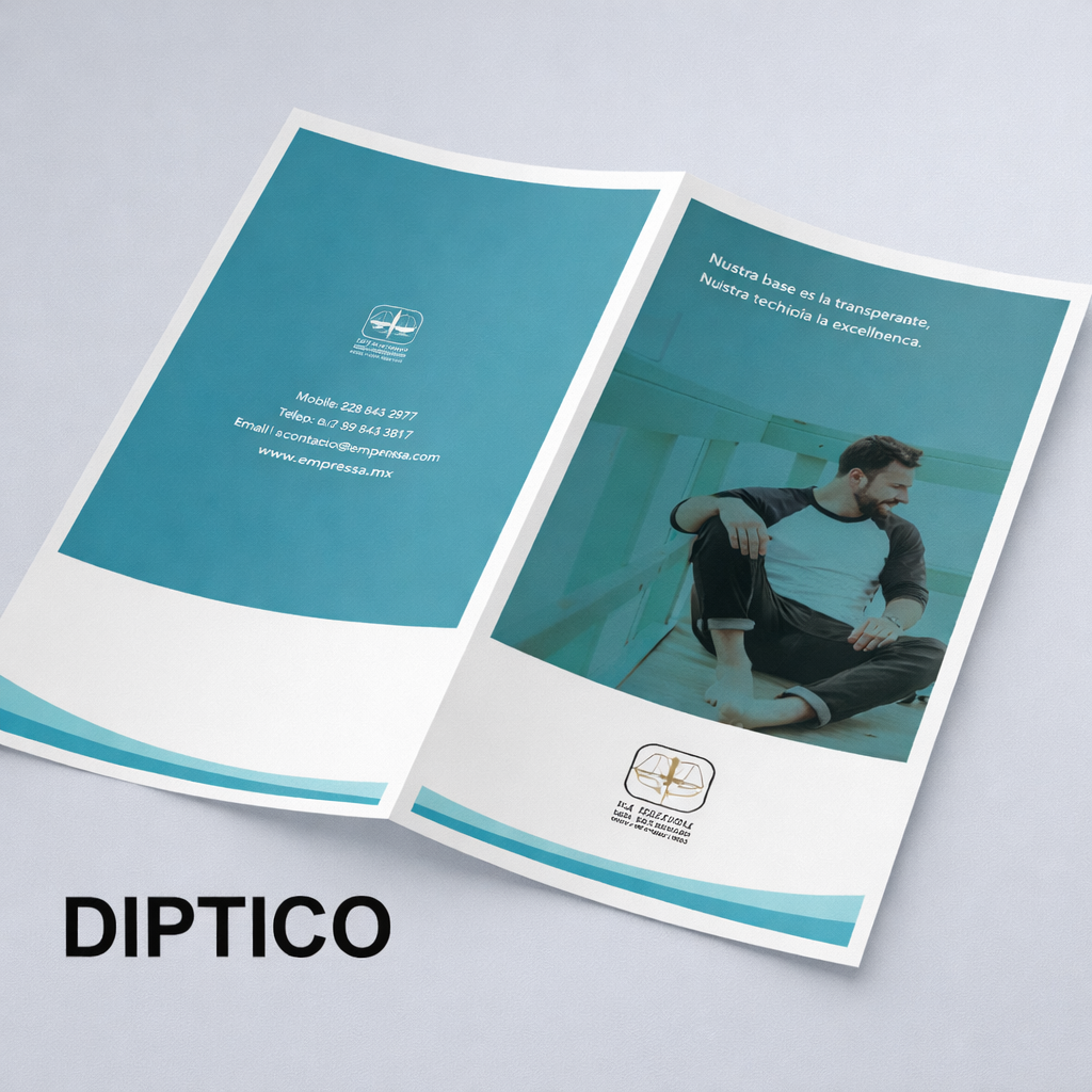 Impresión de Diptico x millar