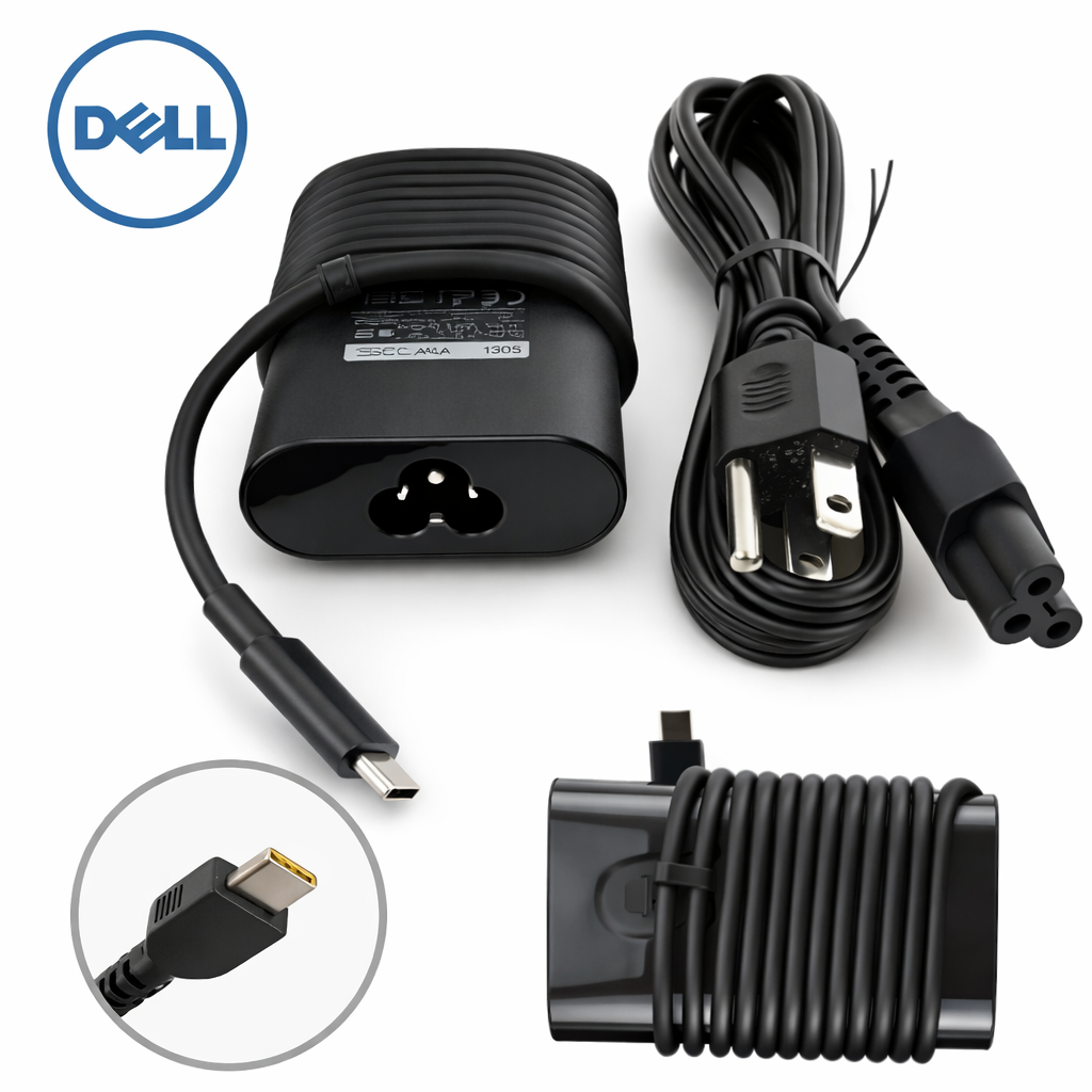 Cargador DELL Original 20v 3.25a Punta Type C Cable Corriente