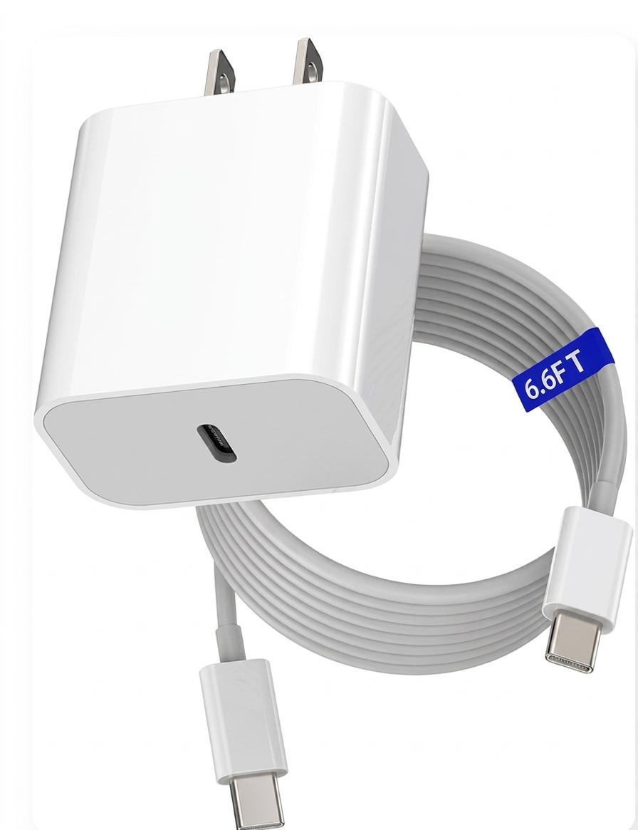 Cargador Iphone 15 Pro Max USB -C TO USB- C Cable Adaptador