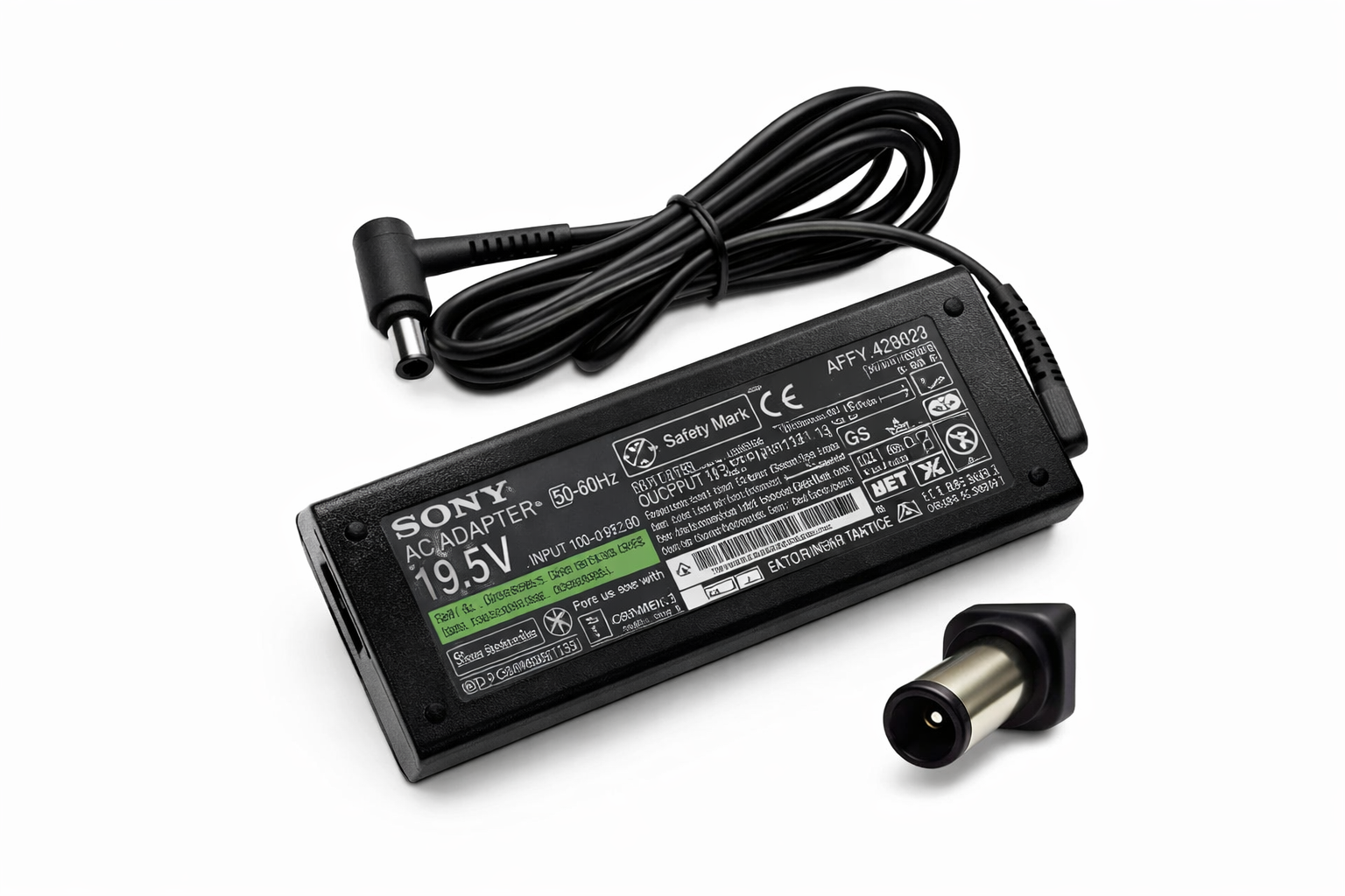 Cargador SONY VAIO 19.5v 4.7a Cable Corriente