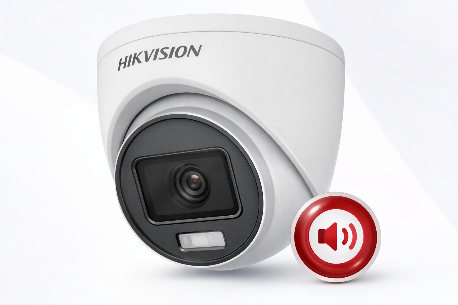 Camara Domo Audio (5MP) Luz híbrida inteligente 20M, 2.8mm plástico