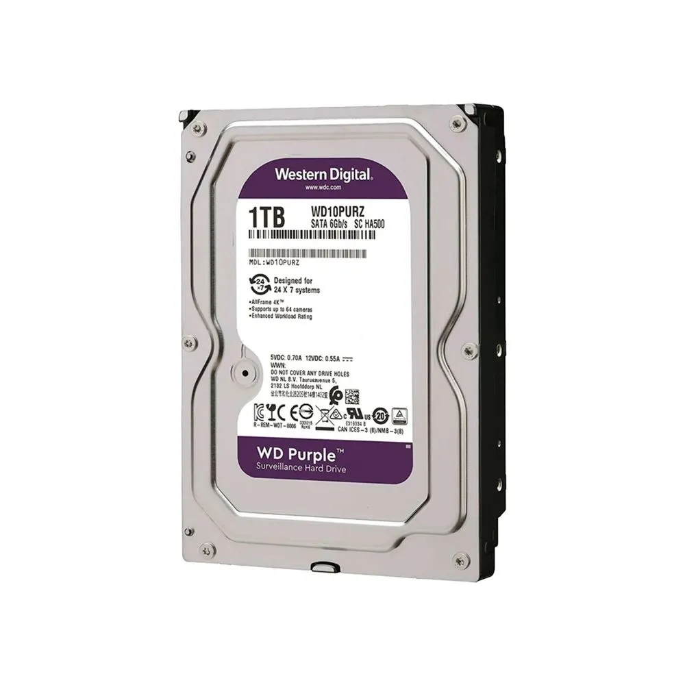Disco duro de 1TB, ideal para DVRs de video vigilancia.