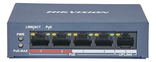 Switch de escritorio PoE 4 puertos 10/100 Mbps