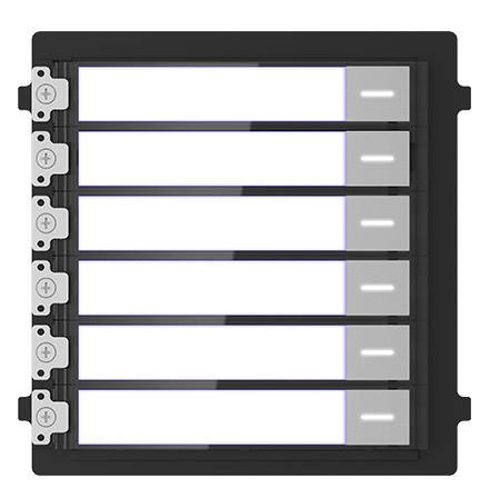 Sub Modulo de 12 Botones 12 Botones para llamada I IP 65 I Compensación de la luz de fondo.